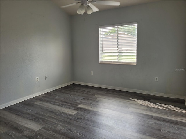 155 N Pearl Lake Cswy Unit 200, Altamonte Springs, FL 32714 - spare room with dark wood-style flooring and ceiling fan