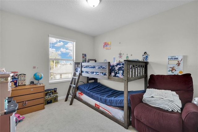 bedroom with carpet floors