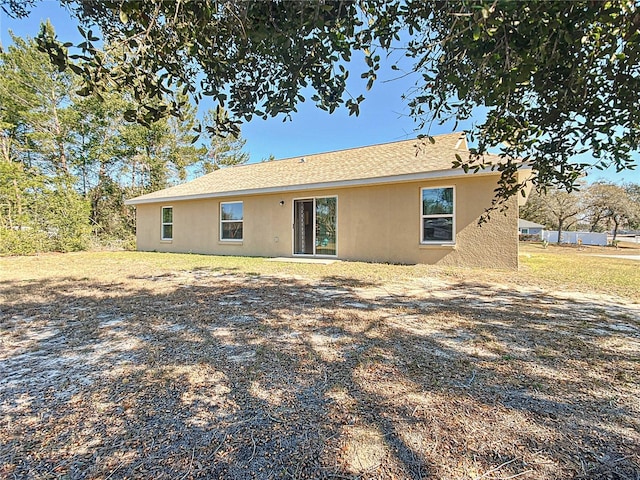 view of back of property