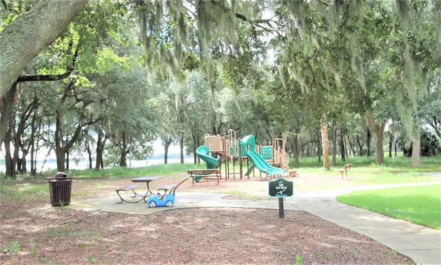 view of play area