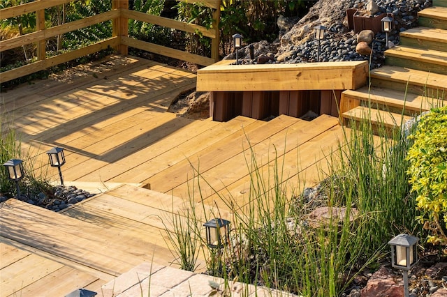 11148 Lane Park Rd, Tavares, FL 32778 - view of wooden deck