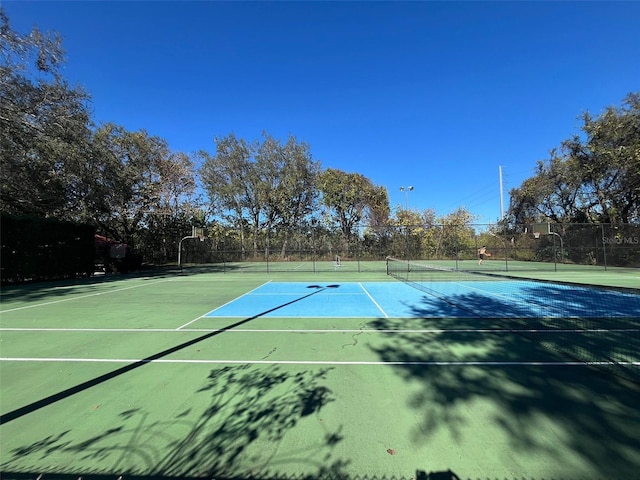 view of sport court