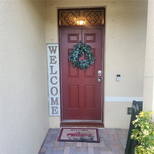 view of property entrance