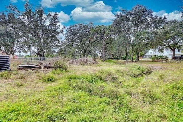 view of yard featuring central AC unit