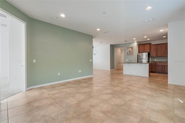 view of unfurnished living room