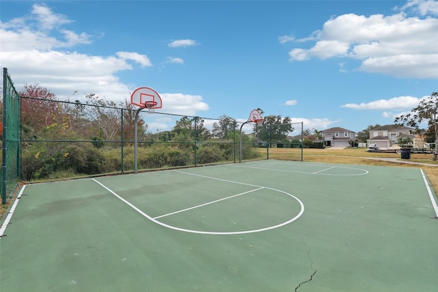 view of sport court