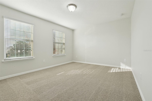 unfurnished room with carpet flooring