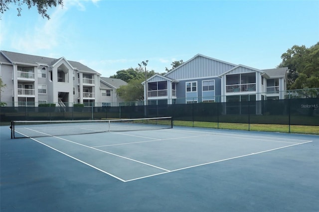 view of sport court with basketball court