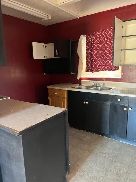 kitchen featuring sink