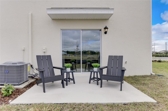 view of patio / terrace with cooling unit