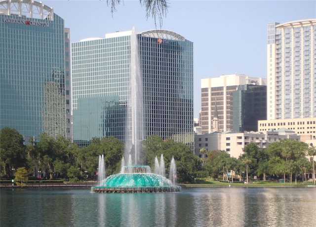 view of city featuring a water view