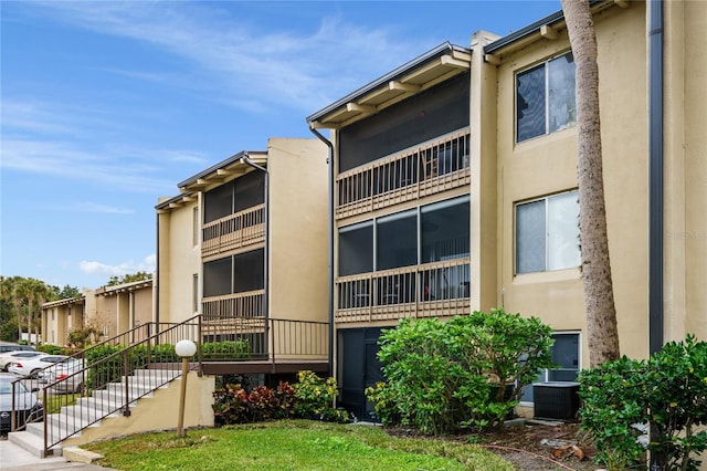 view of property featuring central AC