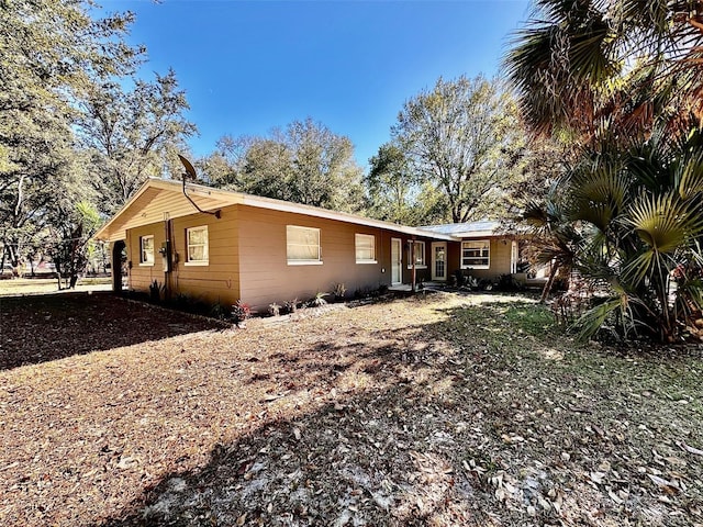 view of front of home