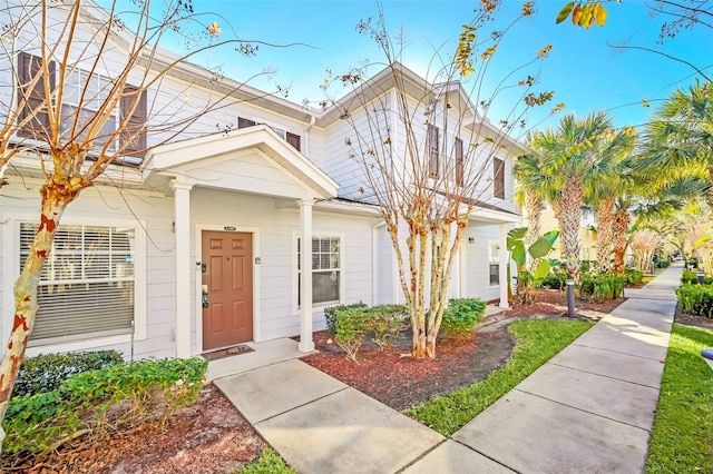 view of front of home