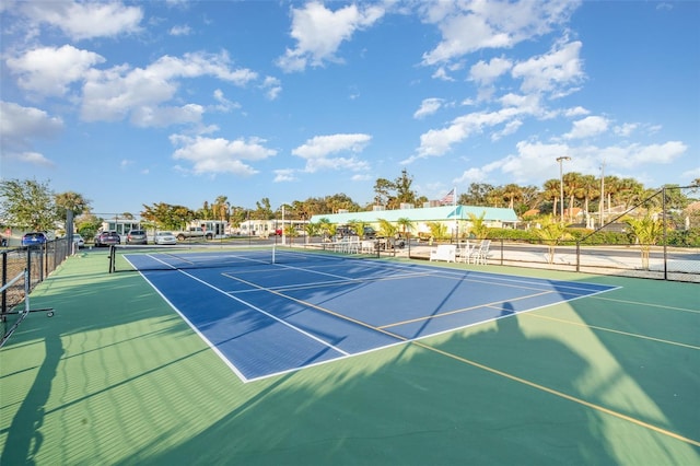 view of sport court featuring basketball court