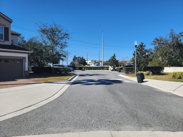 view of road