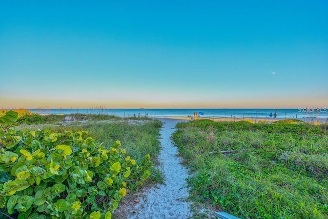 water view with a beach view