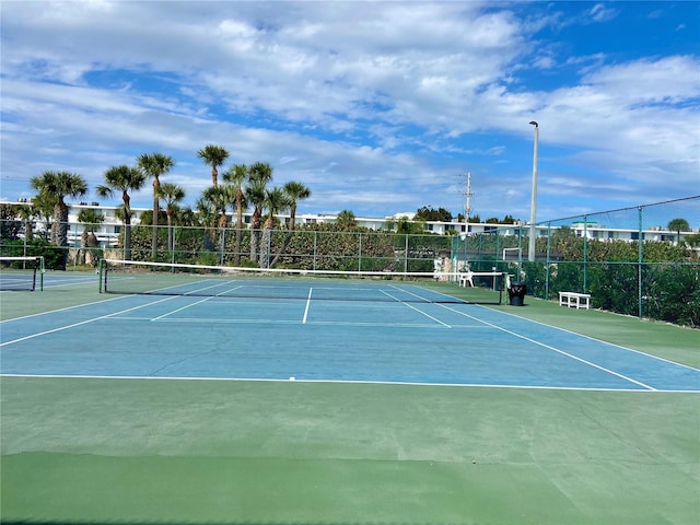 view of sport court with basketball court