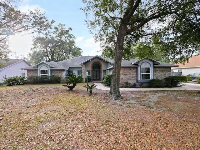 view of ranch-style home