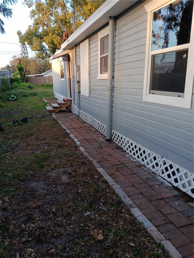 718 New York St, Clearwater, FL 33756 - view of property exterior with entry steps