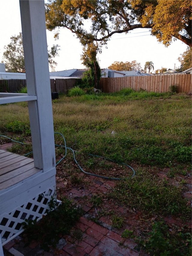 718 New York St, Clearwater, FL 33756 - view of yard with fence