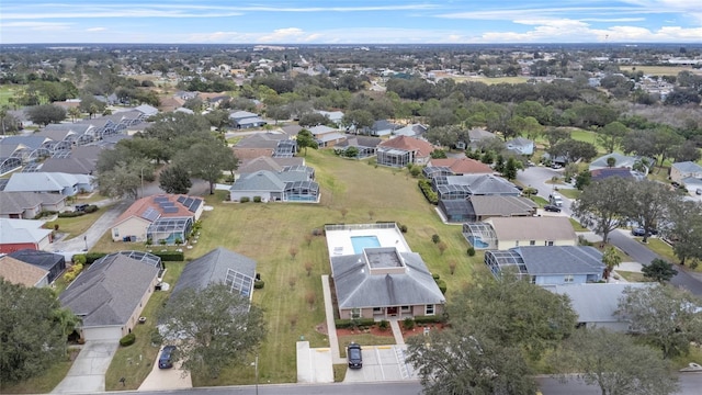 birds eye view of property featuring a residential view