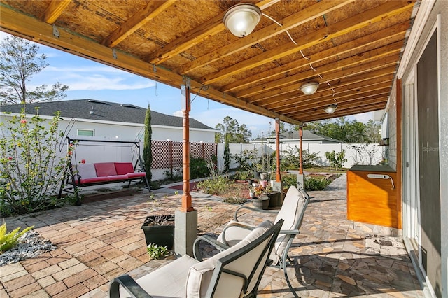 view of patio