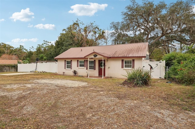 view of ranch-style house