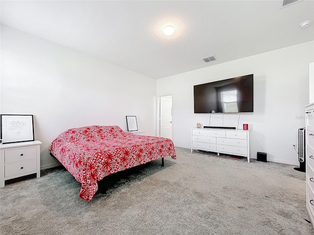 bedroom featuring carpet flooring