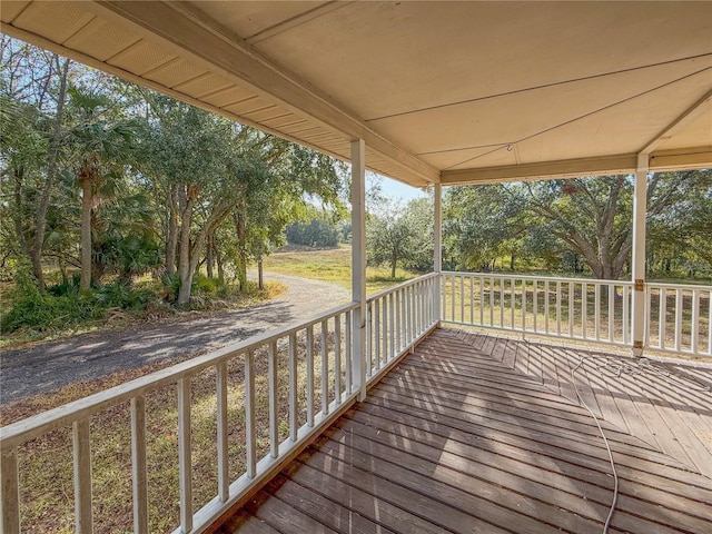 view of deck