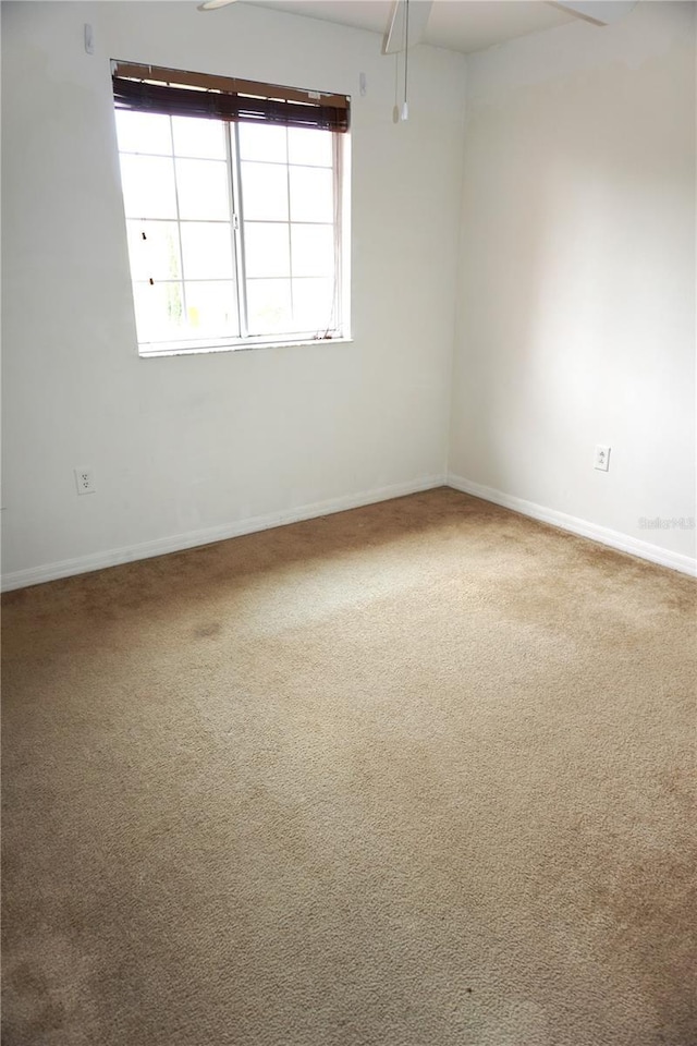 empty room with carpet flooring