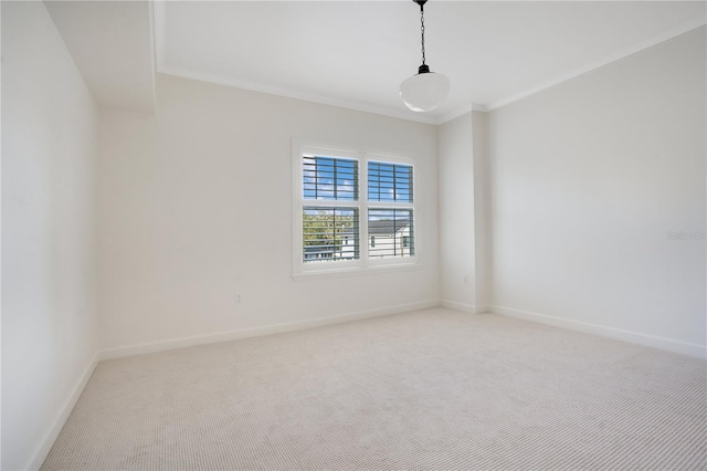 630 Vassar St Unit 2310, Orlando, FL 32804 - spare room with crown molding and carpet floors