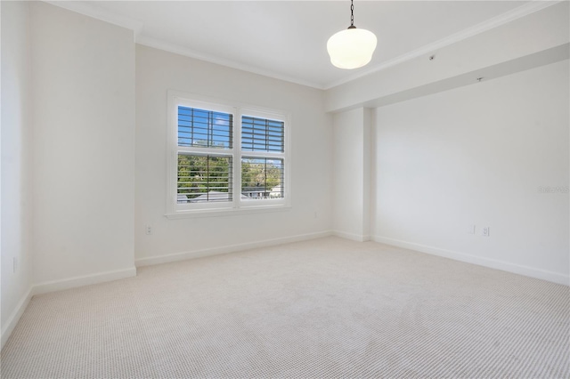 630 Vassar St Unit 2310, Orlando, FL 32804 - unfurnished room with ornamental molding and carpet floors
