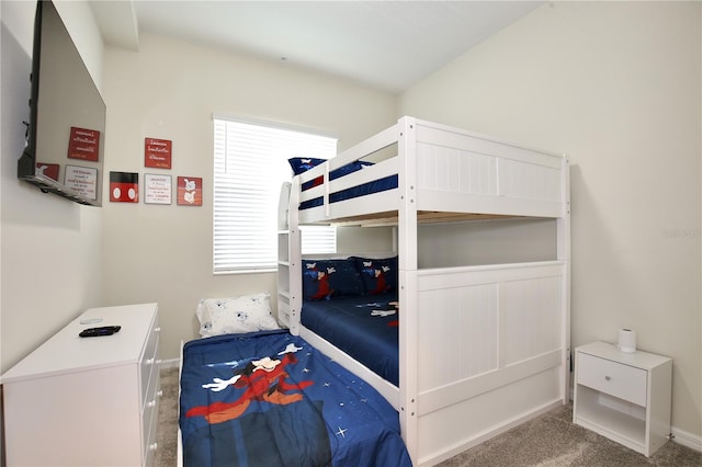 carpeted bedroom with multiple windows