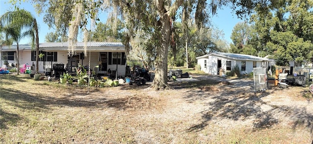 view of rear view of property