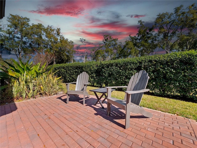 exterior space with a patio area