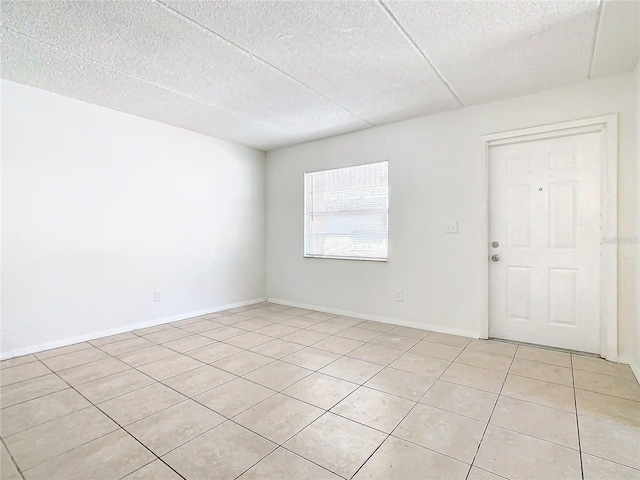 view of tiled empty room