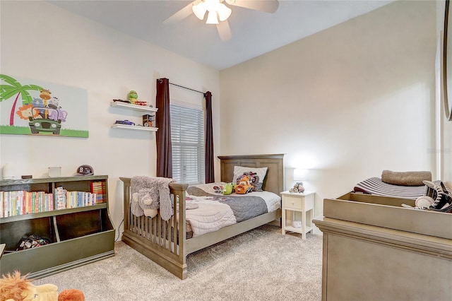 32604 View Haven Ln, Sorrento, FL 32776 - bedroom with light colored carpet and a ceiling fan