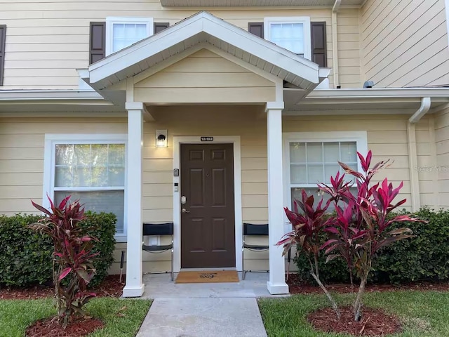 view of entrance to property