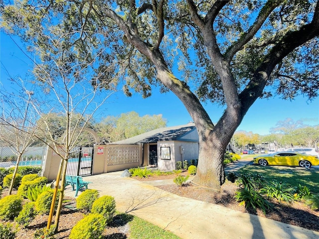 view of front of home