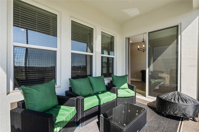 view of patio / terrace with outdoor lounge area