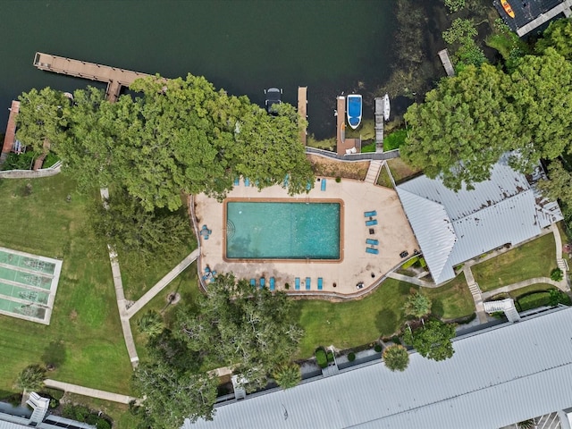 drone / aerial view