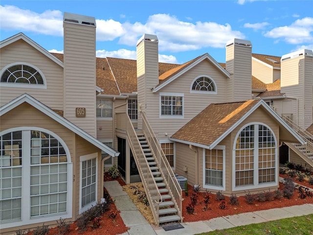 view of back of property