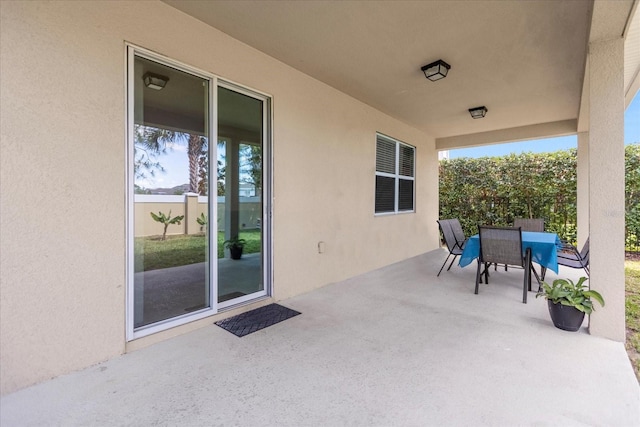 view of patio