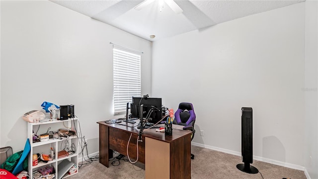 728 Longford Loop, Apopka, FL 32703 - carpeted office with ceiling fan
