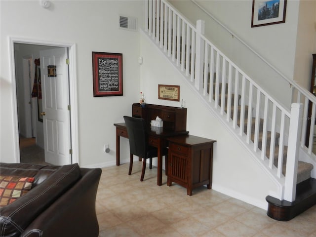 2803 Lido Key Ct, Kissimmee, FL 34747 - staircase with baseboards and tile patterned floors