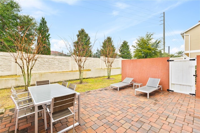 view of patio