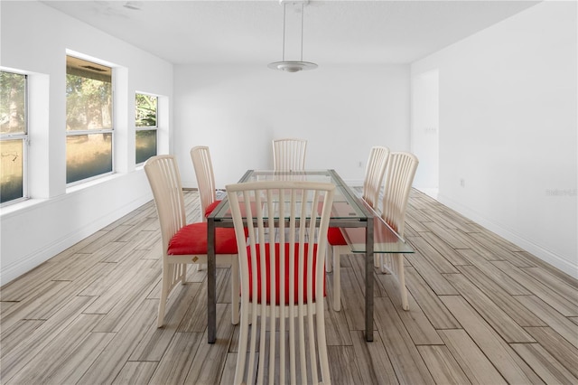 view of dining room