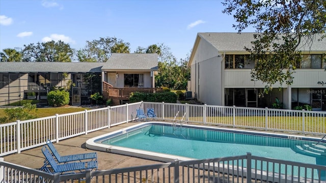 view of pool