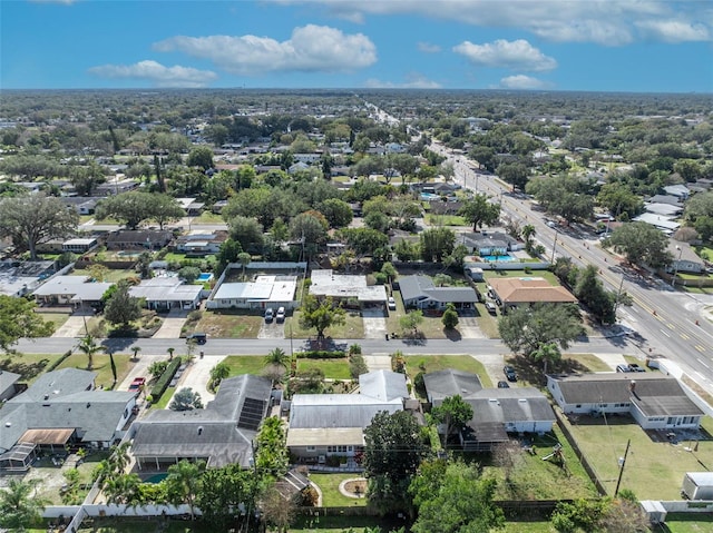 bird's eye view featuring a residential view